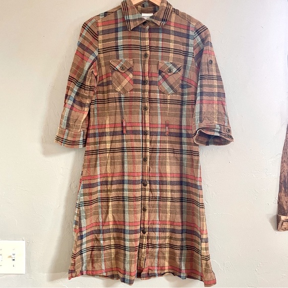 White Stag Dresses & Skirts - Vintage | Plaid shirt dress
